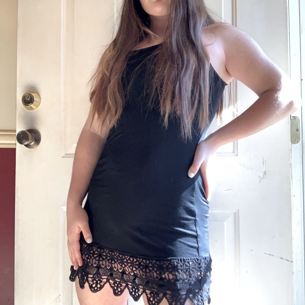 Skin tight mini dress